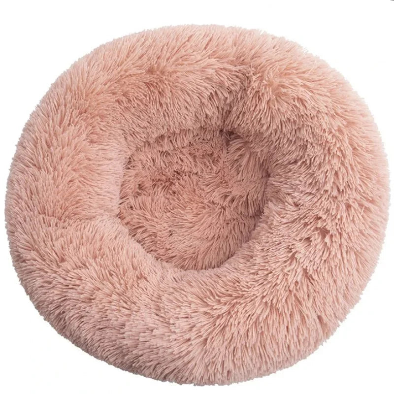 Premium Round Plush Pet Bed - Ultra Soft & Warm