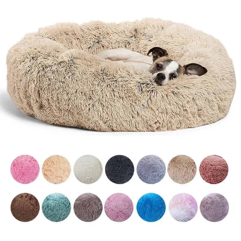 Premium Round Plush Pet Bed - Ultra Soft & Warm