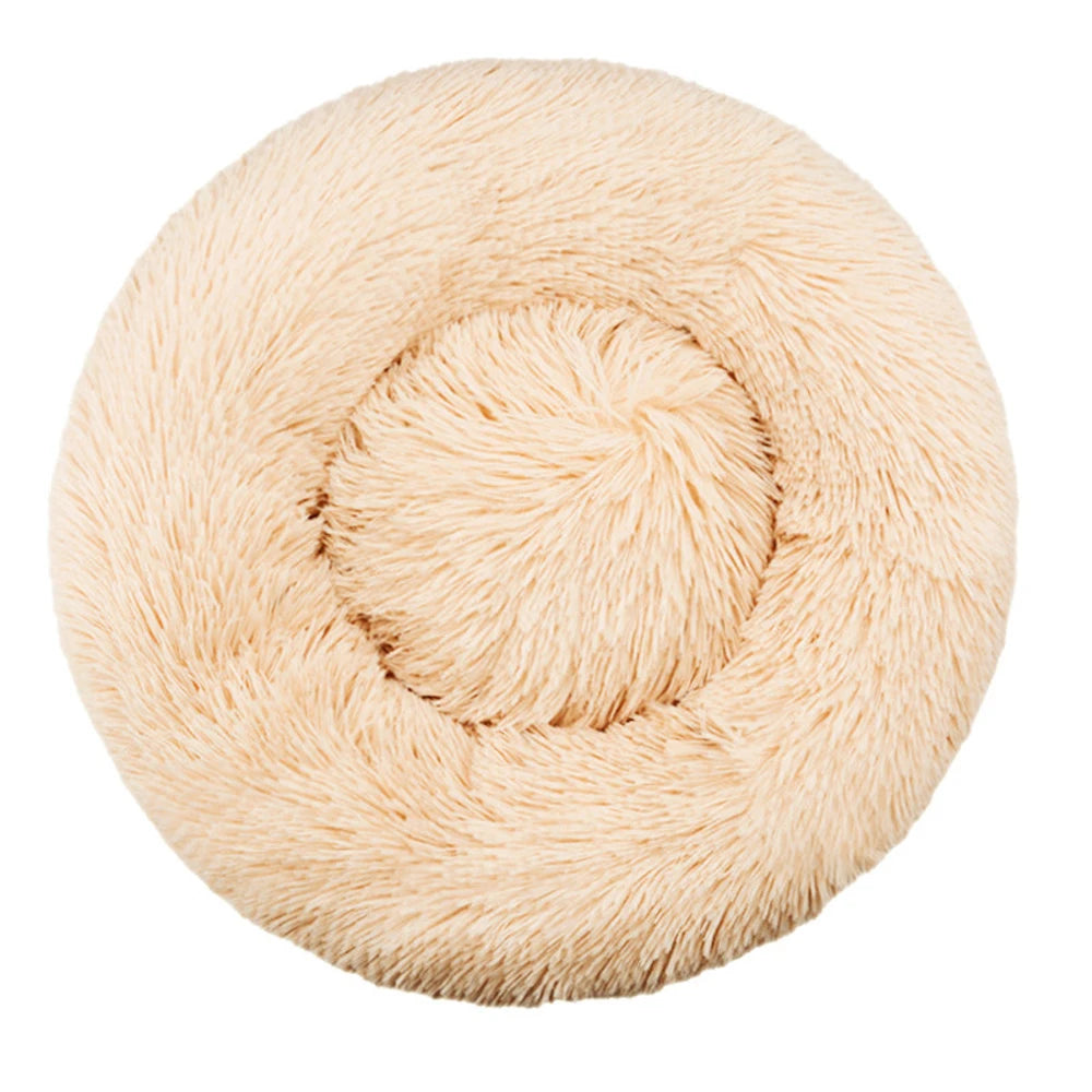 Premium Round Plush Pet Bed - Ultra Soft & Warm
